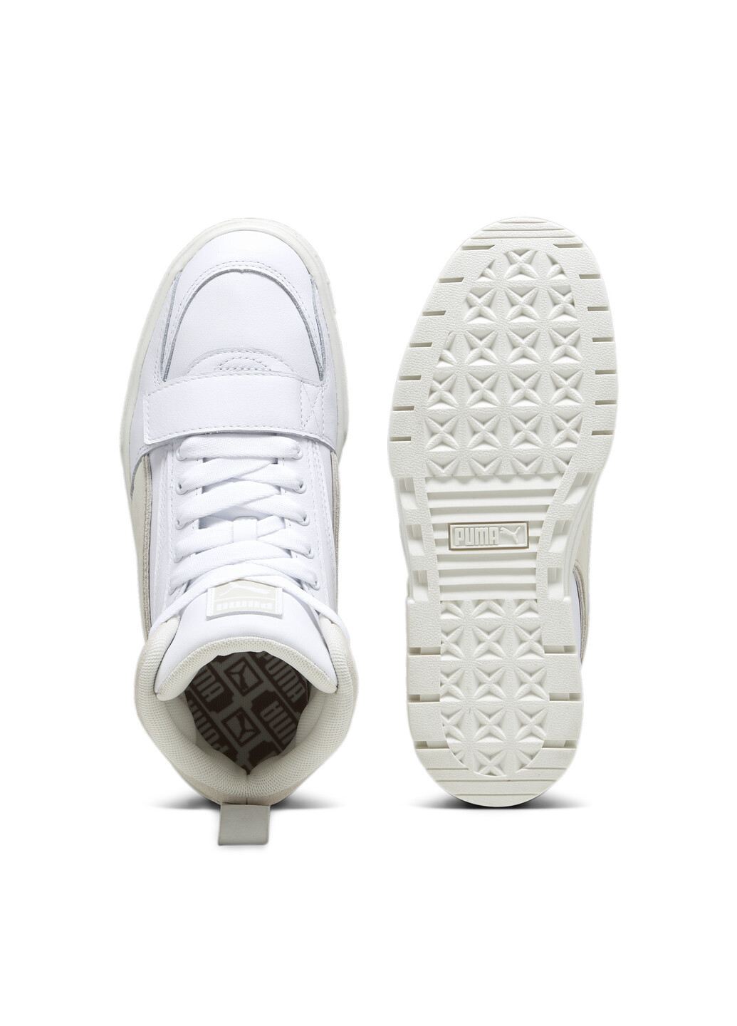 Білі кросівки mayze mid prm sneakers women Puma