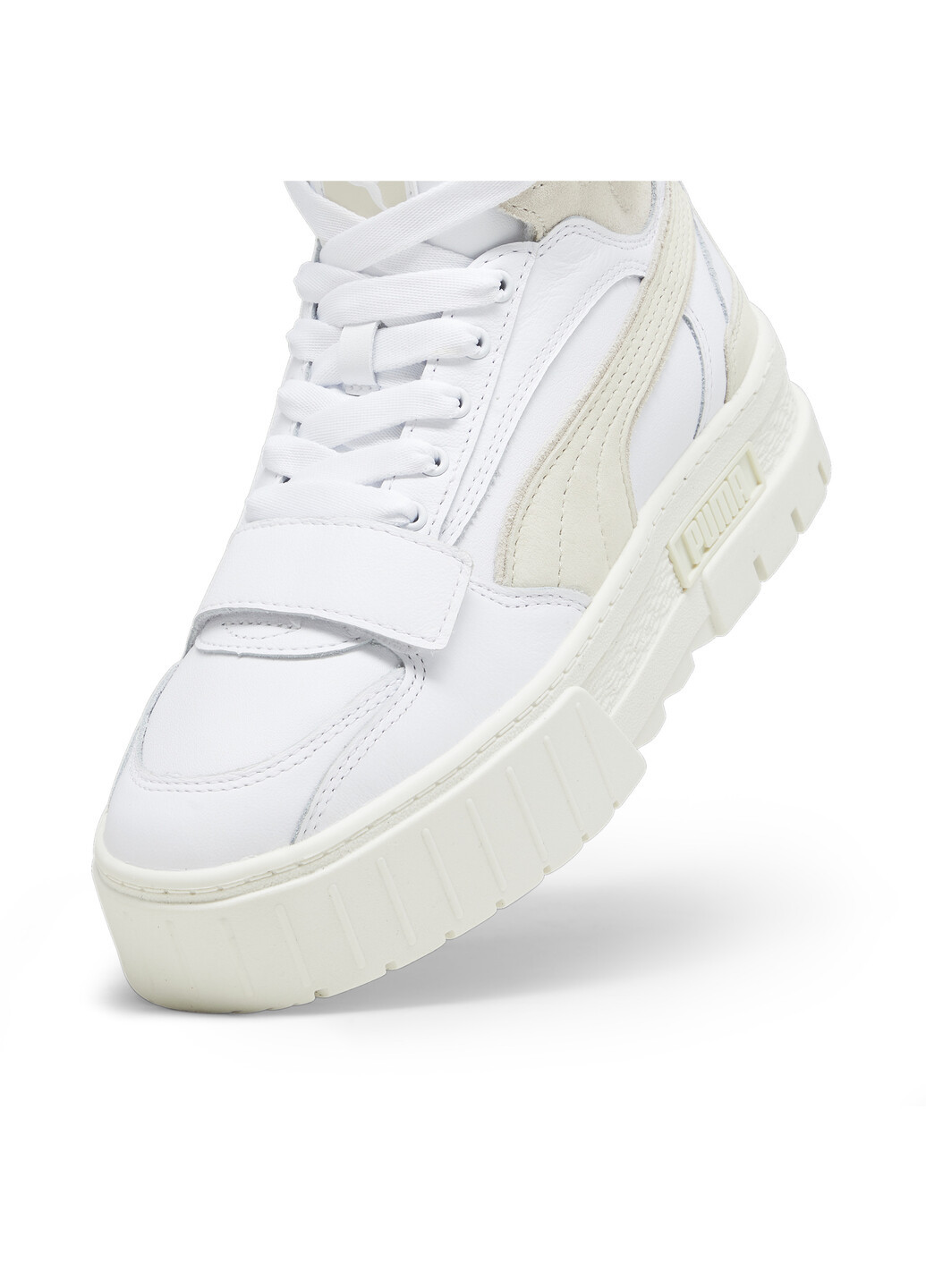 Белые кроссовки mayze mid prm sneakers women Puma
