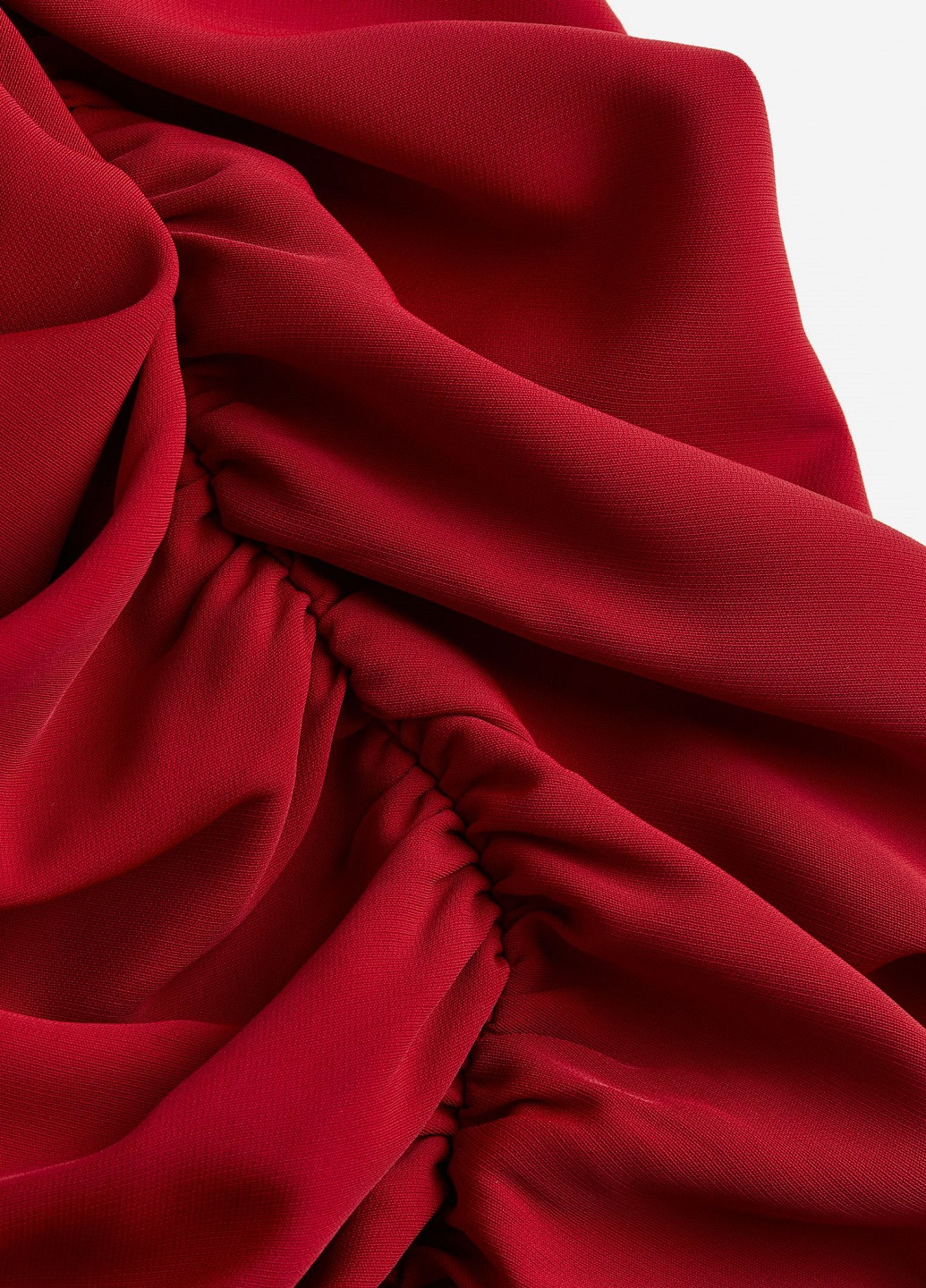 Темно-червона святковий сукня H&M однотонна