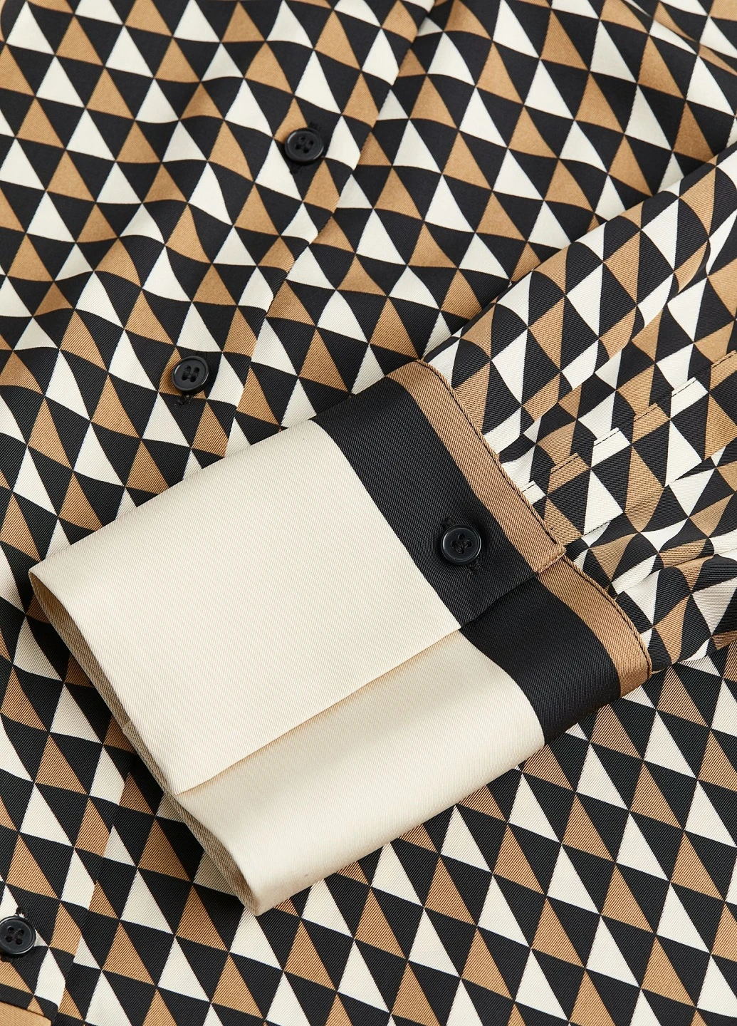 Темно-бежева блузка H&M