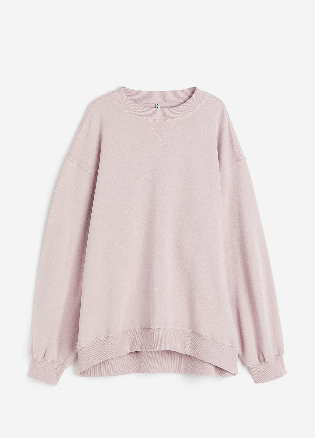 Світло-рожевий світшот H&M однотонний (269340801)