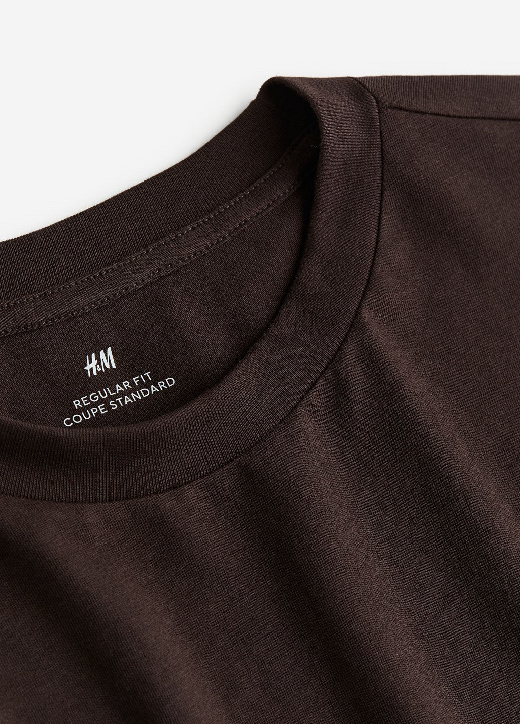 Лонгслів H&M темно-коричневий кежуали