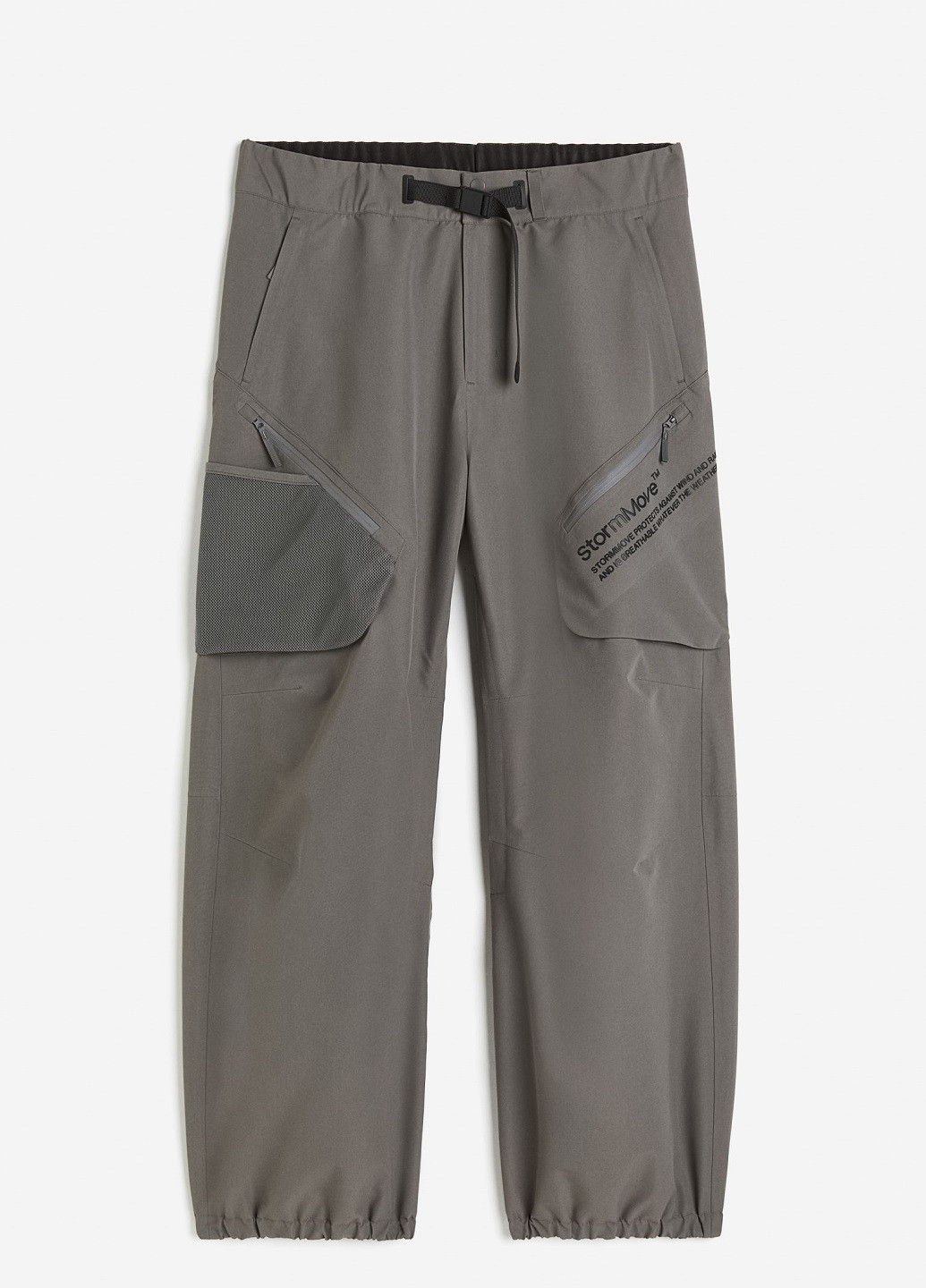 Темно-серые спортивные зимние брюки H&M