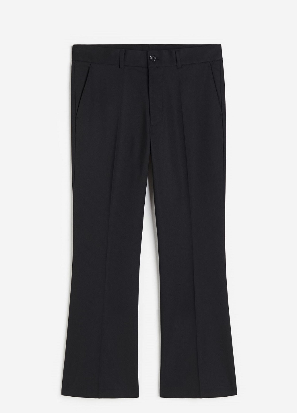 Черные праздничный демисезонные брюки H&M