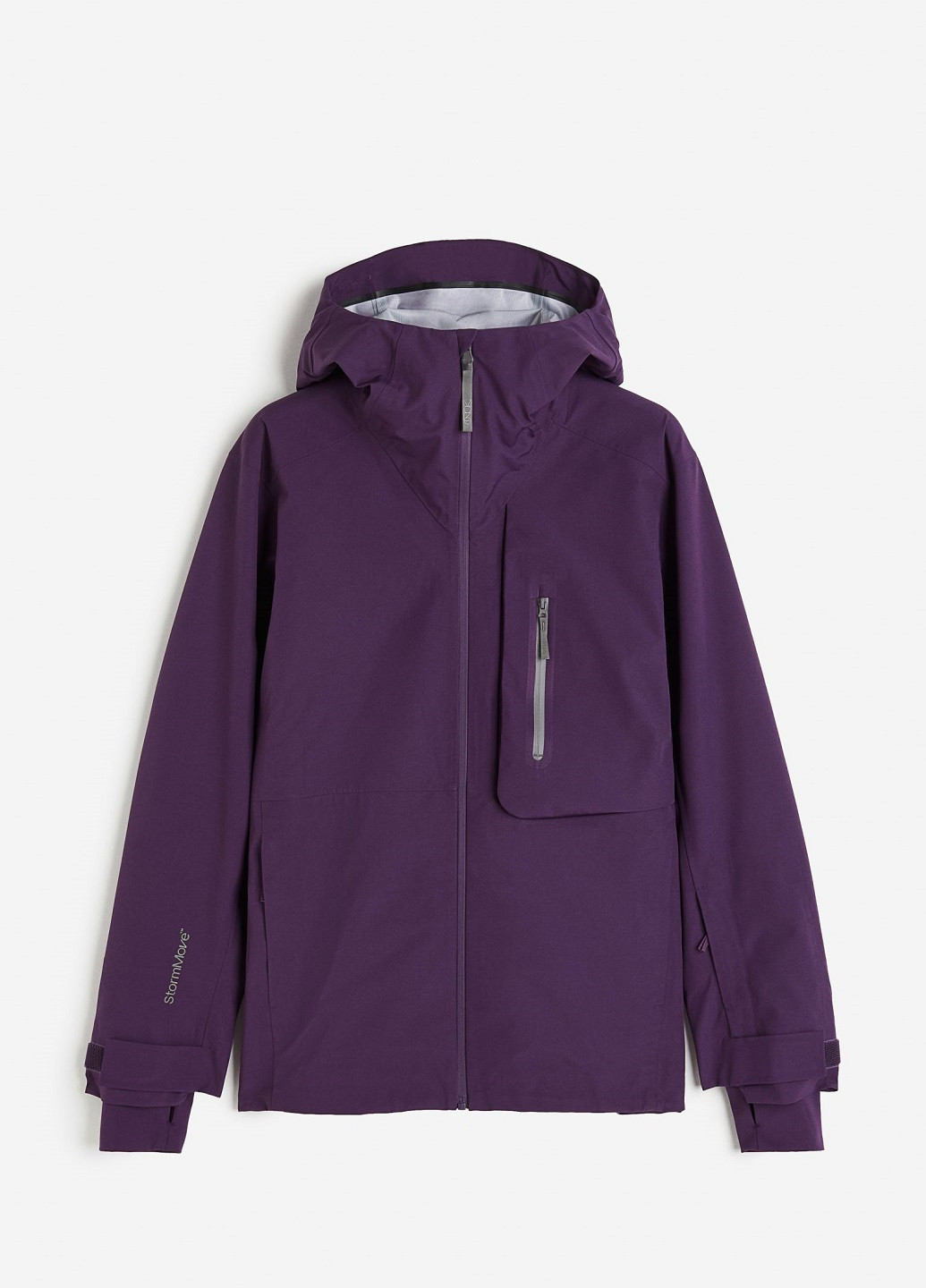 Темно-фиолетовая зимняя куртка H&M