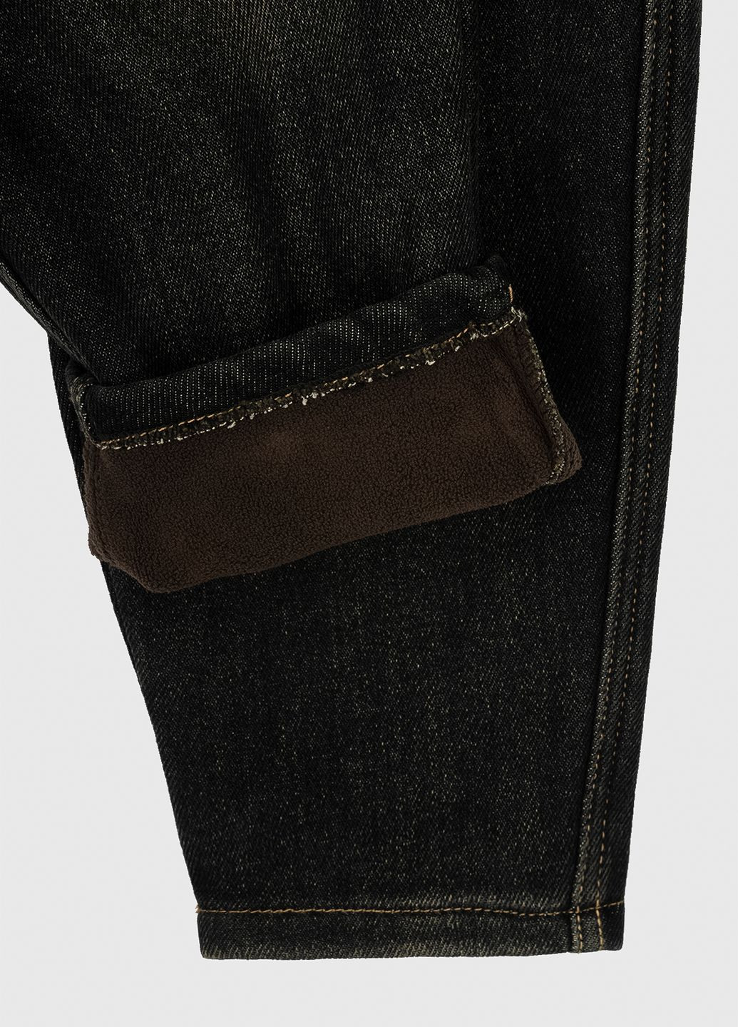 Черные зимние джинсы для мальчика f207 110 см черный (2000990092533w) shop (2000990092533) Yekipeer