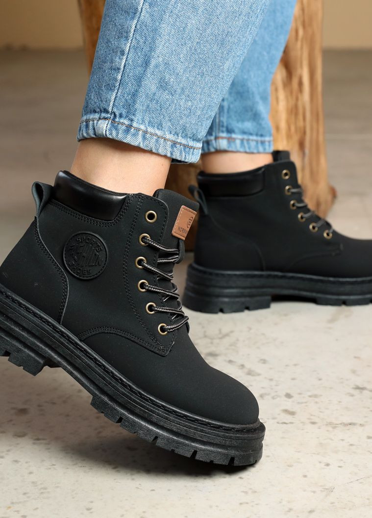 Осенние ботинки женские Bashili из искусственной замши