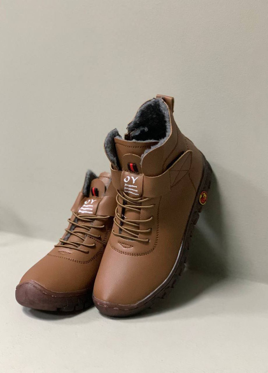 Зимові черевики, жіночі, розмір 35 коричневі Код 00-0112 Bobby (269617442)
