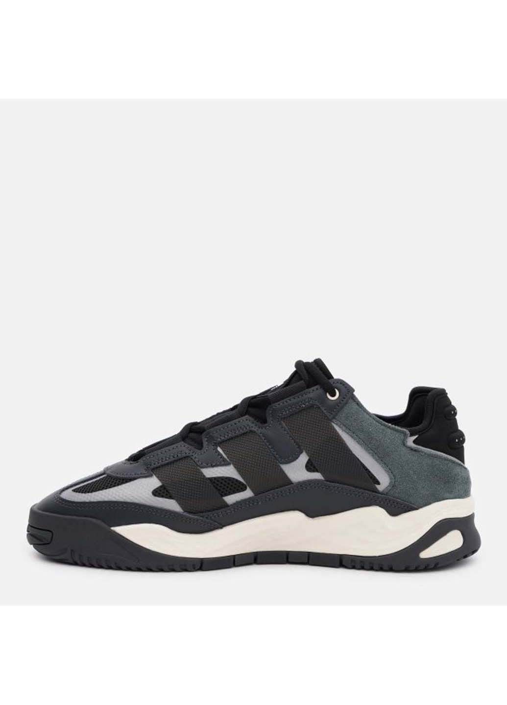 Чорно-білі Осінні кросівки niteball adidas