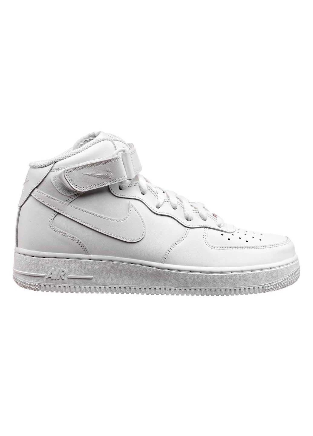 Білі кросівки air force 1 07 mid демісезон Nike