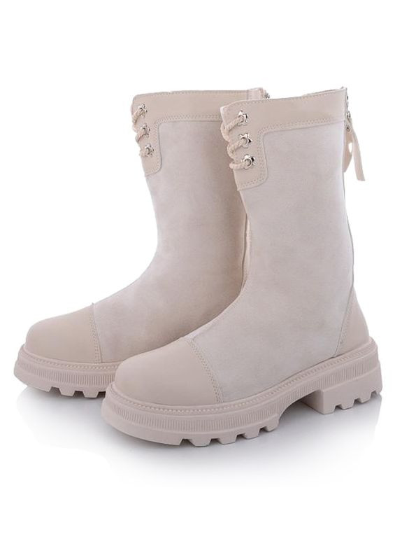 Зимние ботинки женские (демисезон) No Brand из искусственной замши