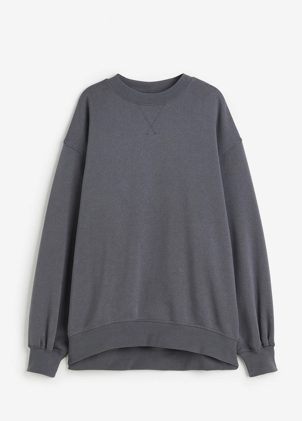 Темно-сірий світшот H&M однотонний (269370685)