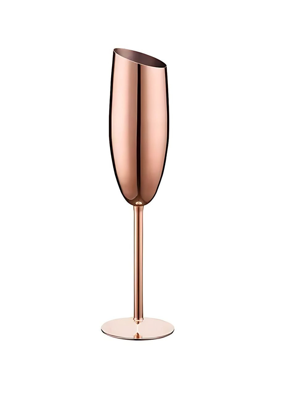 Келих для шампанського Maestro 200 мл рожеве золото із нержавіючої сталі REMY-DECOR (269462341)