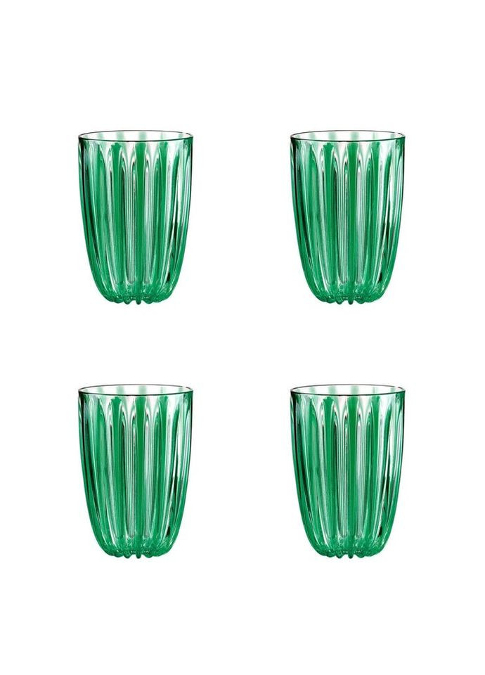Набор стаканов высоких Dolcevita 12390069 470 мл 4 шт зеленый Guzzini (269368947)