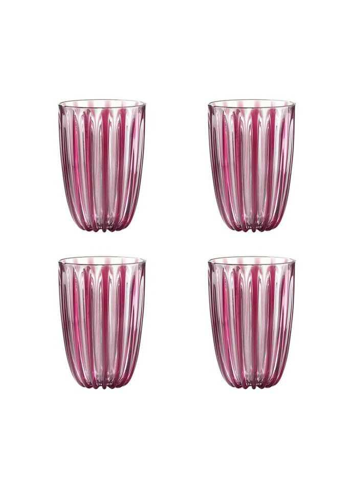 Набор стаканов высоких Dolcevita 12390077 470 мл 4 шт розовый Guzzini (269368945)
