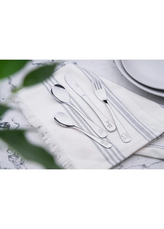 Набор детских столовых приборов Animals AR-0704-AS 4 предмета Ardesto (269372375)