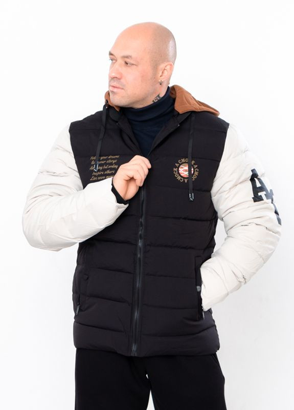 Черная зимняя куртка мужская (зима) No Brand