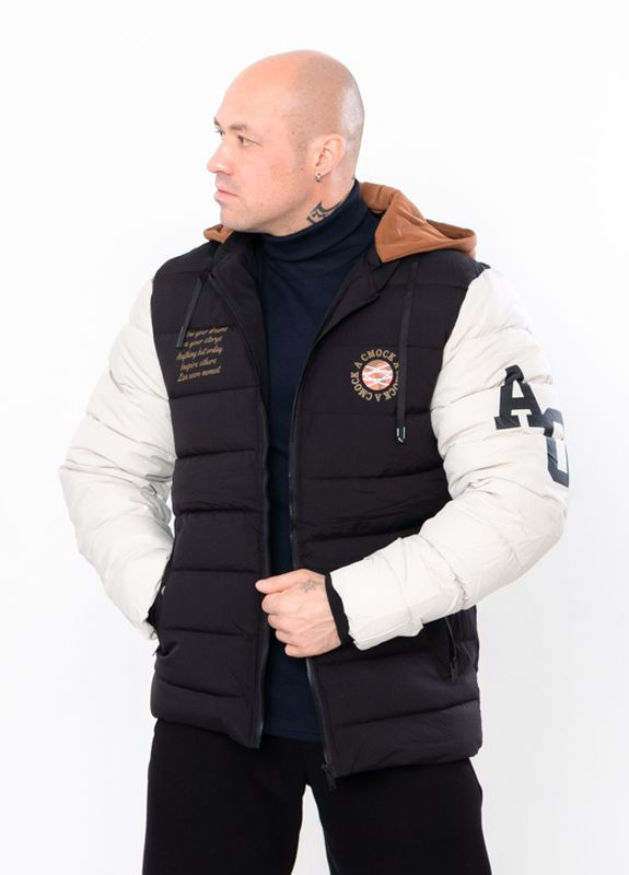 Чорна зимня куртка чоловіча (зима) No Brand