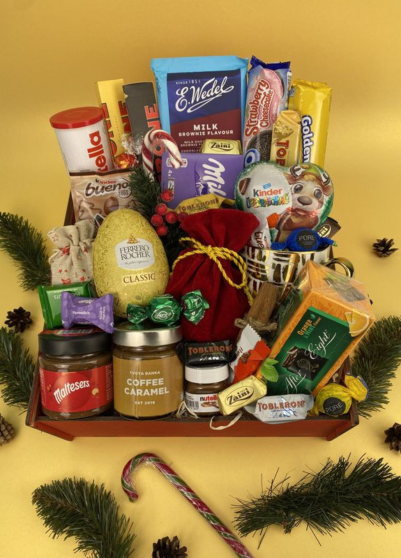 Новорічний подарунок "Любитель шоколаду" на новий рік, різдво, миколая, свято (8-0507) Кукумбер (269617462)