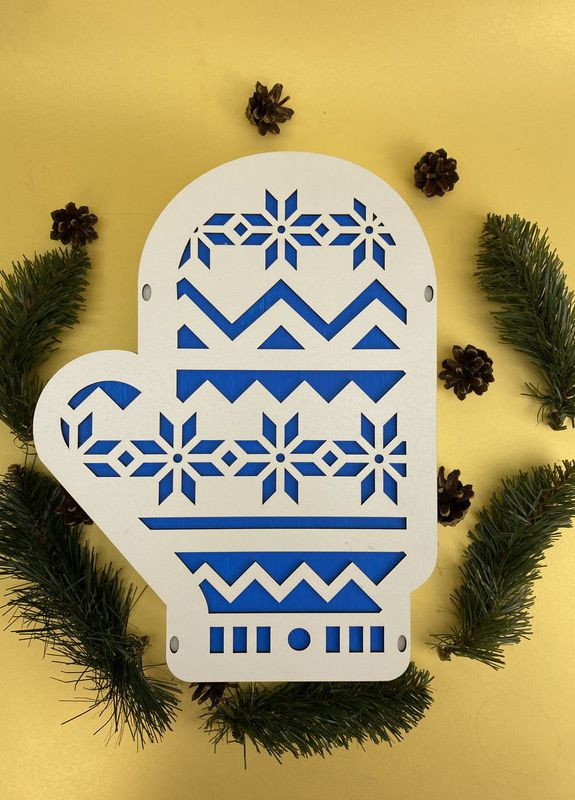 Новогодний подарок "Перчатка" на новый год, рождество, николая, праздник (8-0512) Кукумбер (269617473)