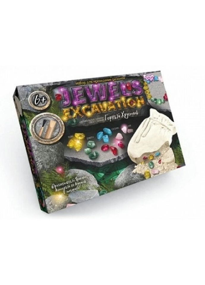 Ігровий набір для розкопок Jewels Excavation ДТ-ТО-09114 Danko Toys (269456382)