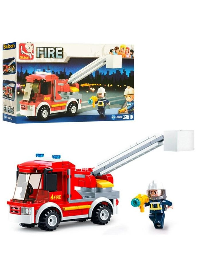 Конструктор Пожарная машина M38-B0632 136 деталей Sluban (269455219)