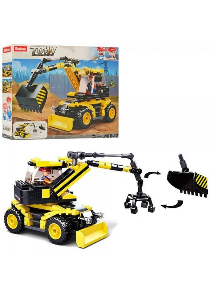 Конструктор Экскаватор-бульдозер M38-B0805 196 деталей Sluban (269456287)