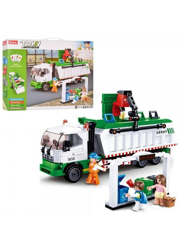 Конструктор Мусоровоз M38-B0780 432 детали Sluban (269456298)