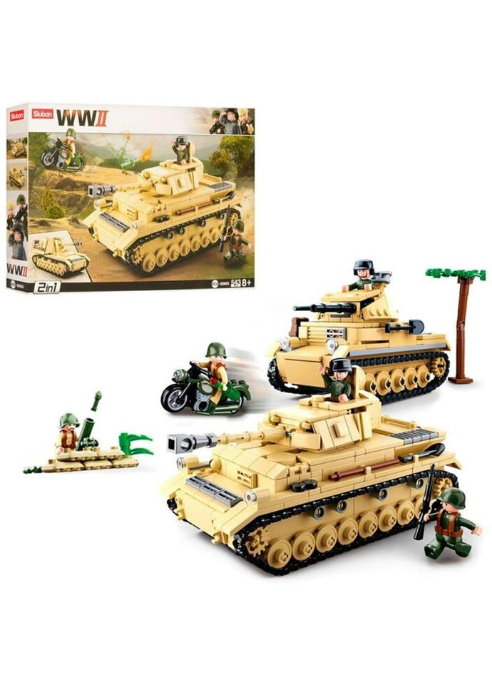 Конструктор Військова техніка M38-B0693 543 деталей Sluban (269456258)