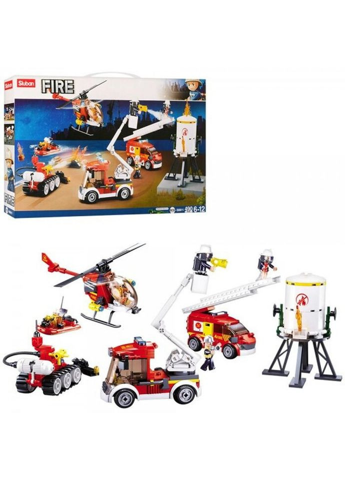 Конструктор Пожарный транспорт M38-B0811 490 деталей Sluban (269455180)