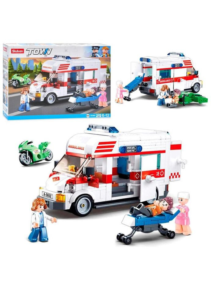 Конструктор Скорая помощь M38-B1065 328 деталей Sluban (269456254)