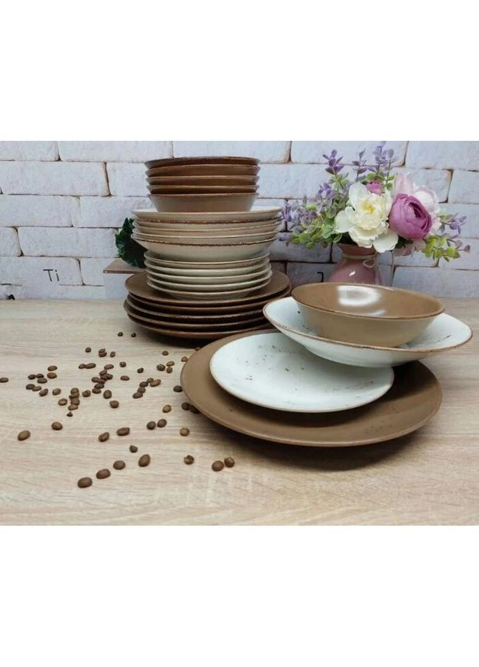 Сервиз столовый Kahve 2 DN24-KAHVE-2 24 предмета TULU (269455666)