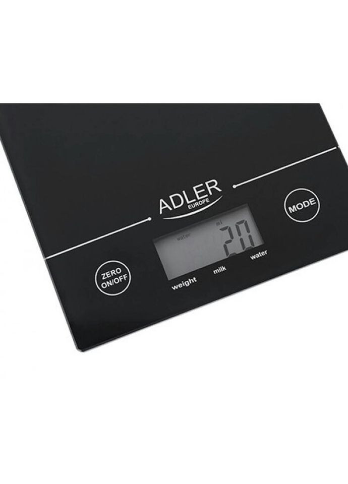 Весы кухонные AD-3138-Black 5 кг черные Adler (269455719)