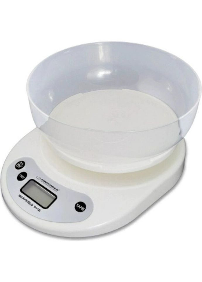 Весы кухонные с чашей EKS007-Coconut 5 кг Esperanza (269456536)