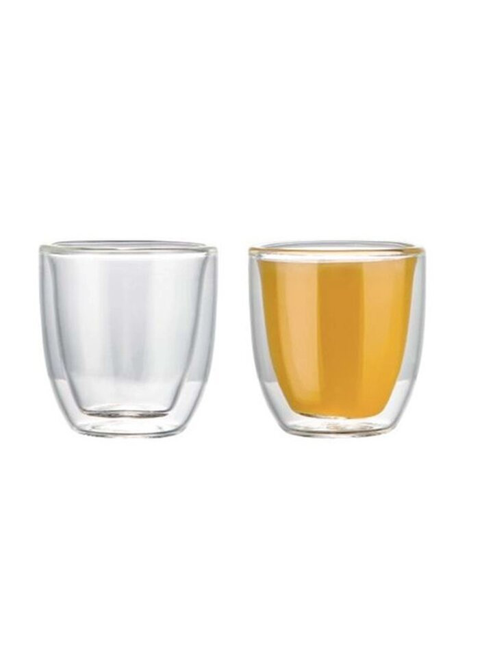 Набір склянок із подвійними стінками EB-19511 80 мл 2 шт Edenberg (269456587)