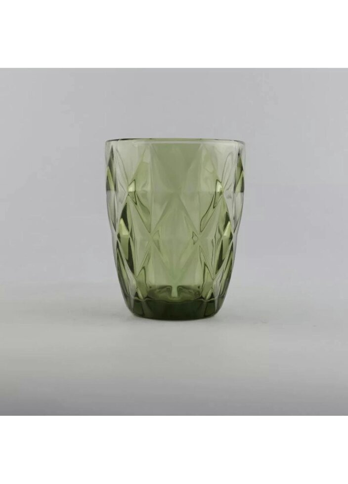 Склянка низька Кварц VS-T240QG 240 мл зелений Versailles (269456686)