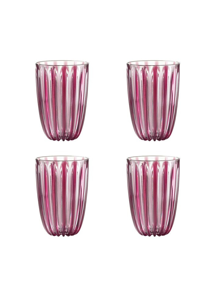 Набір високих склянок Dolcevita 12390077 470 мл 4 шт рожевий Guzzini (269456316)