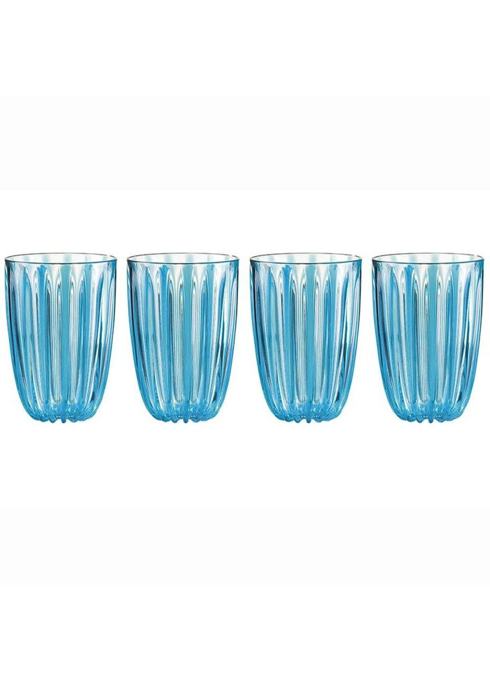 Набор стаканов высоких Dolcevita 12390048 470 мл 4 шт голубой Guzzini (269455285)