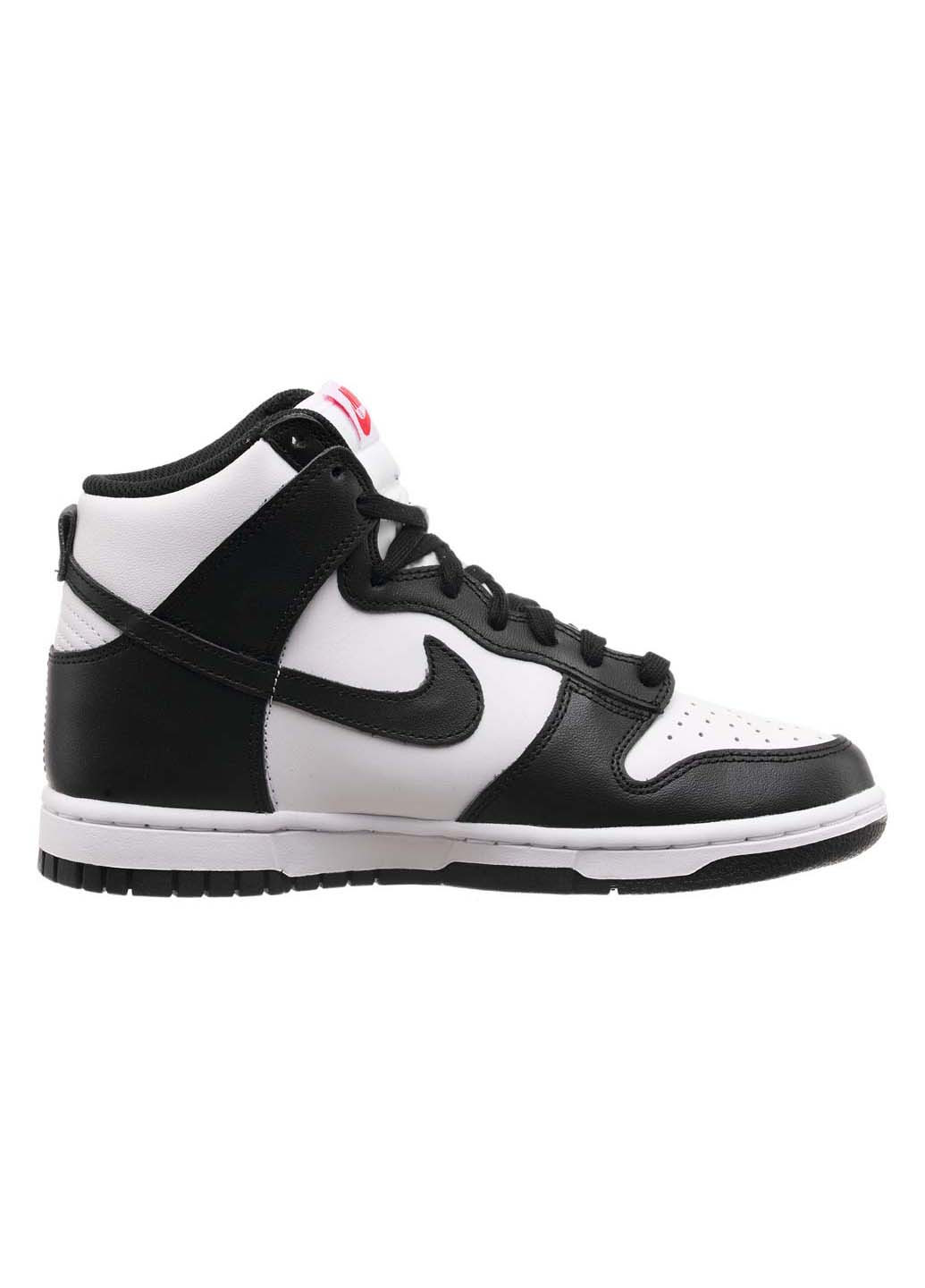 Черно-белые демисезонные кроссовки dunk high panda Nike