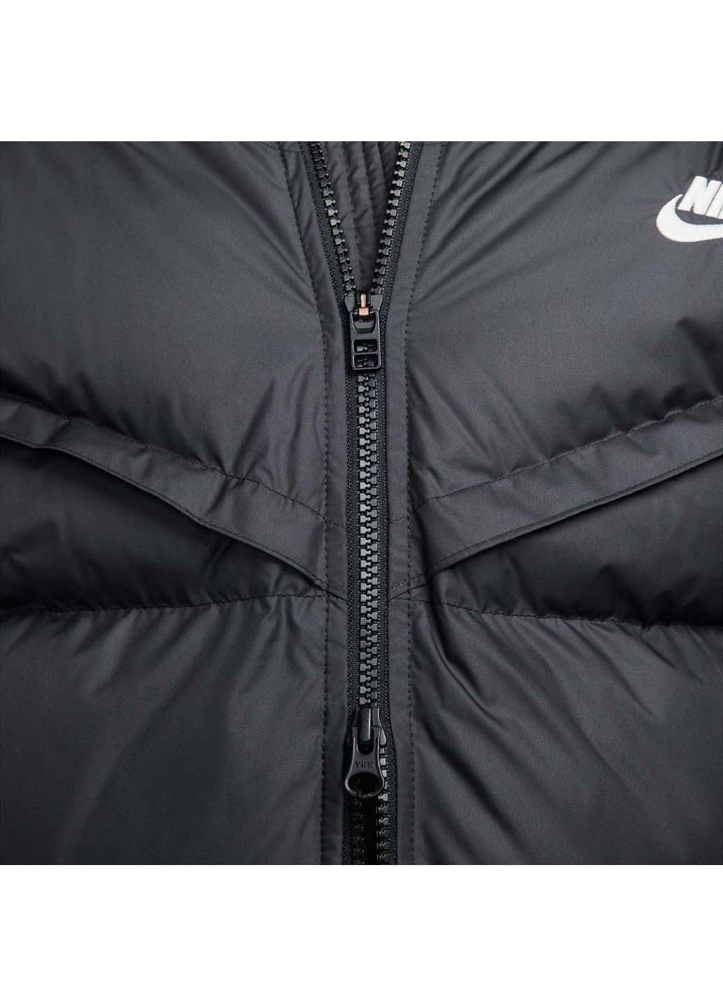 Чорна демісезонна куртка m sf wr pl-fld hd jkt Nike