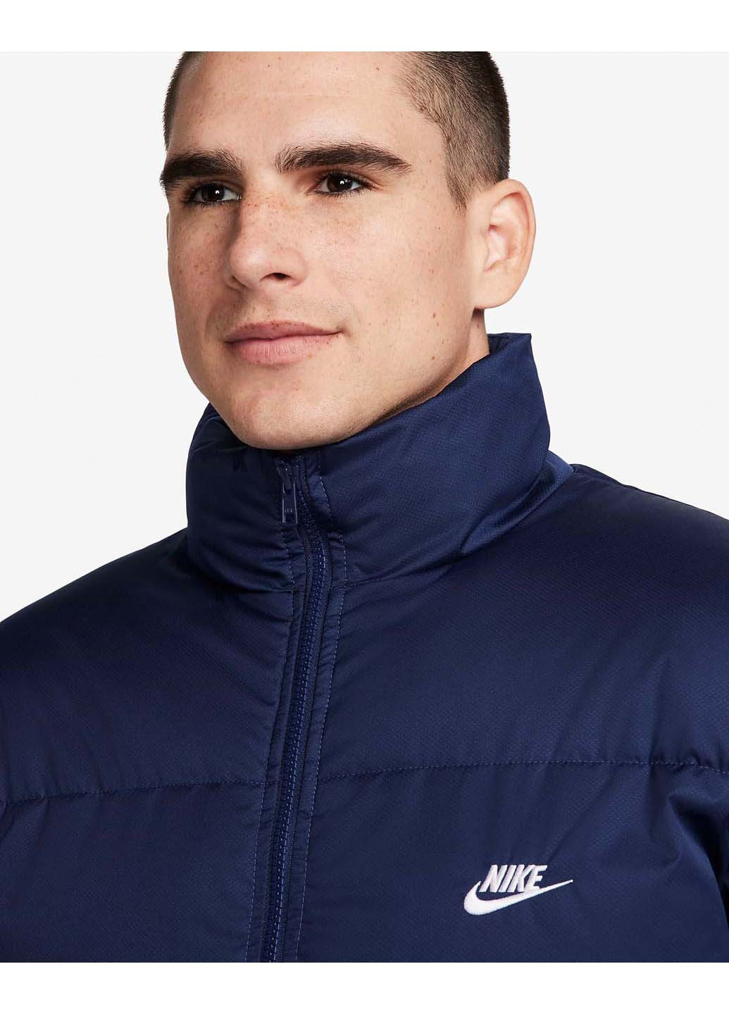 Темно-синяя демисезонная куртка sportswear club puffer Nike