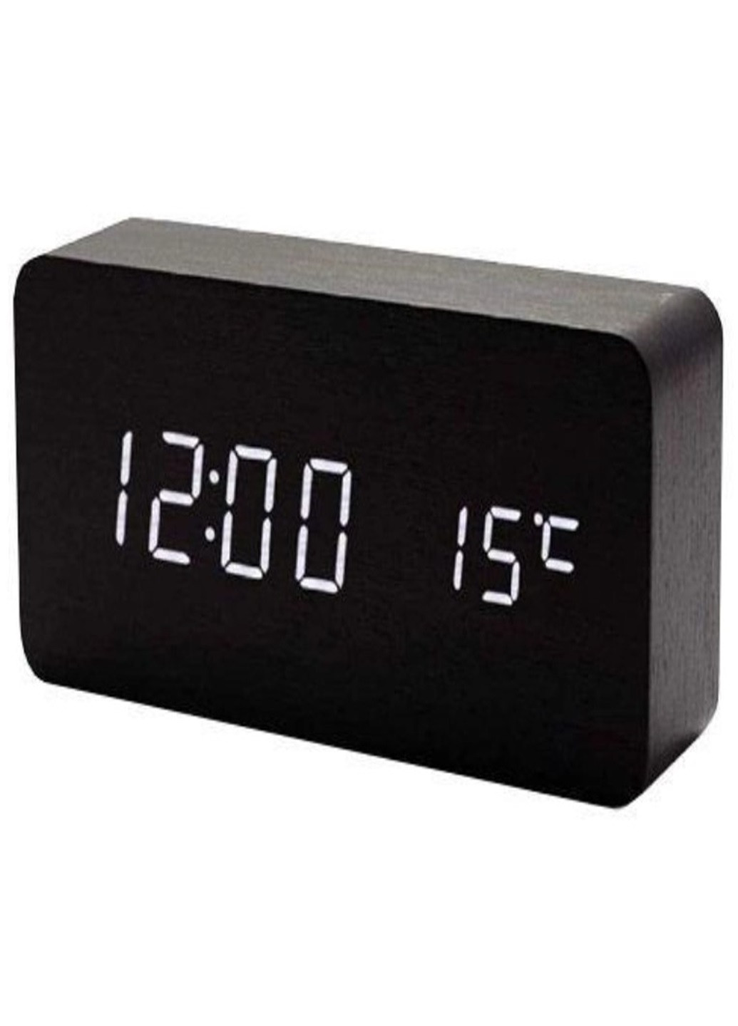 Часы электронные с термометром -862 с белым циферблатом VST (269696691)