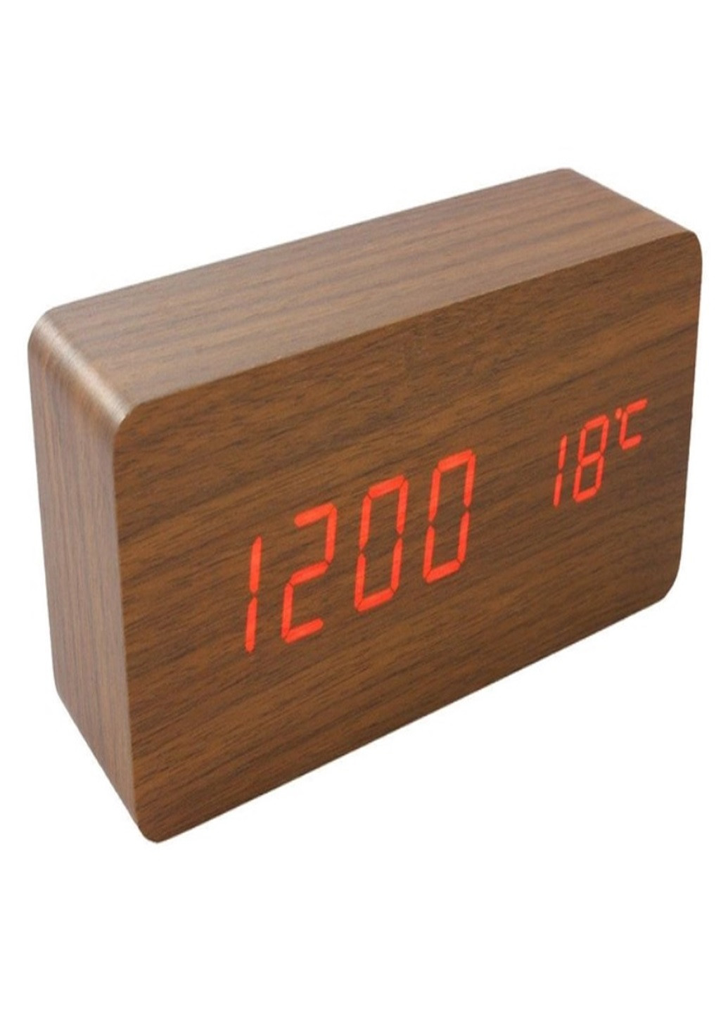 Часы электронные с термометром -862 с красным циферблатом VST (269696700)