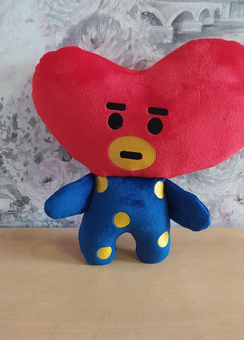 М'яка плюшева корейська іграшка 35 см ТАТА tata BT21 групи BTS талісман Кім Тхе Хена K - POP (00233) No Brand (269803063)