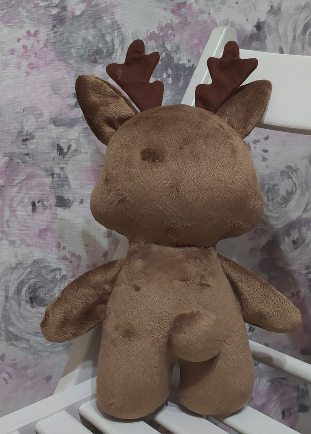 Плюшевая игрушка новогодний олень рудольф 30 см (04600) No Brand (269803048)