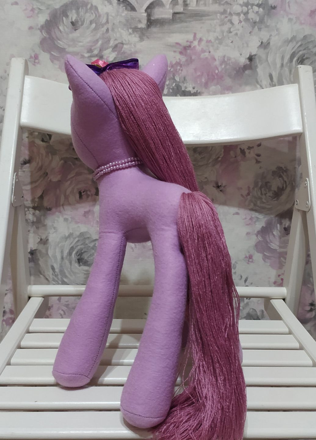 Фетрова м'яка іграшка поні 35 см (03908) No Brand (269803196)