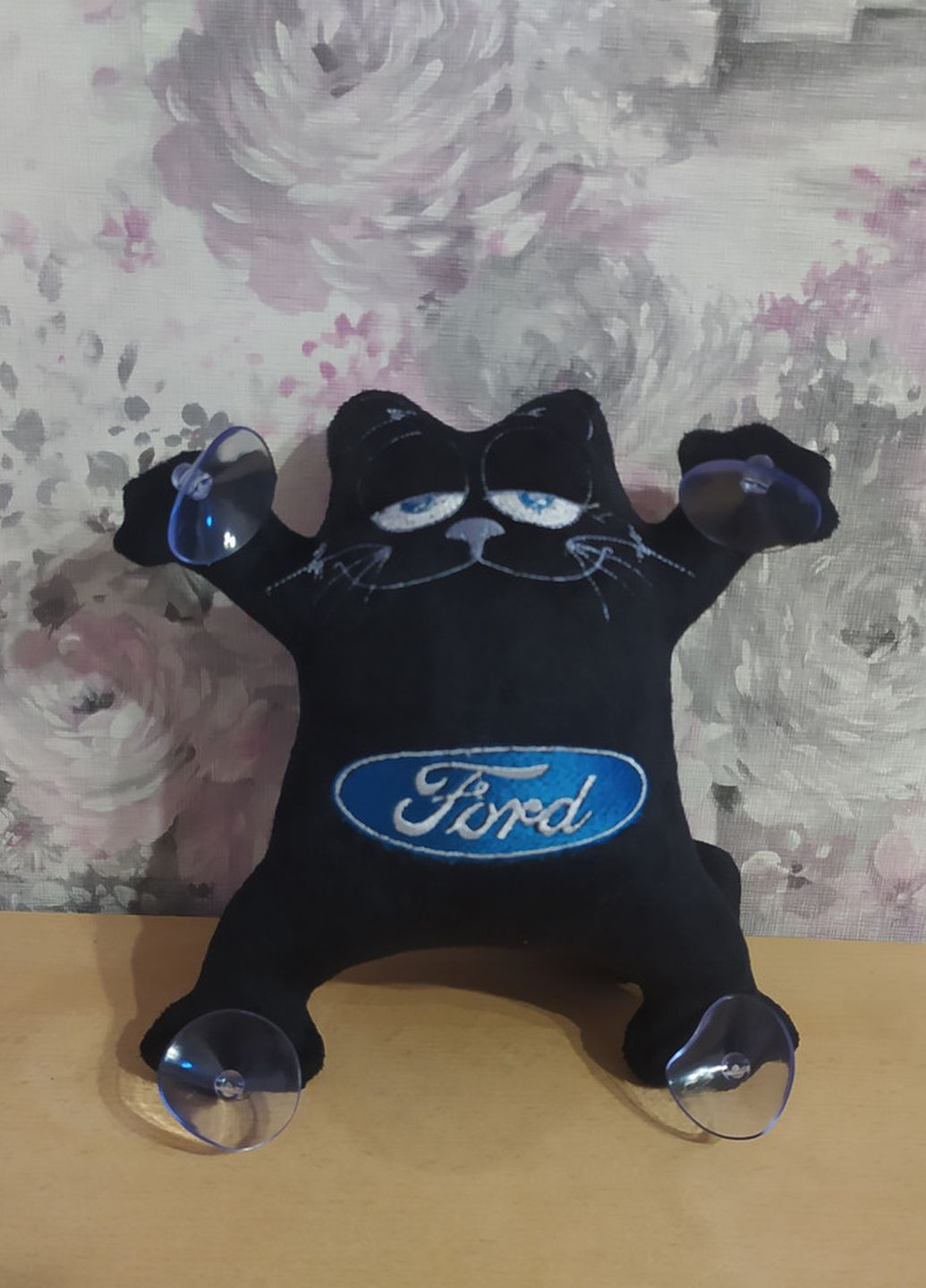 Іграшка кіт Саймона у машину 24 см з вишивкою (01777) No Brand Ford (269803058)