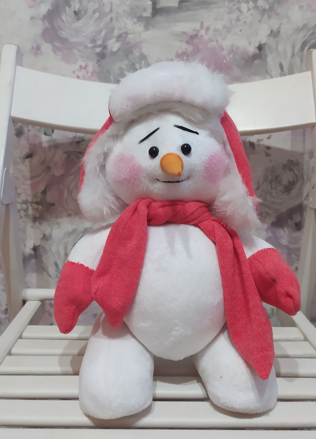 Снеговик кукла под елку 30 см новогодний декор (02239) No Brand (269803181)