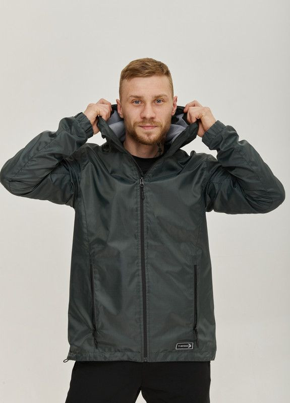 Зеленая демисезонная спортивная мужская куртка ThermoX Ripstop ProTech Jacket