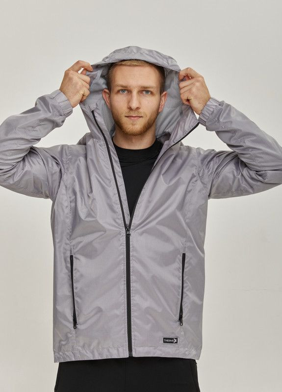Серая демисезонная спортивная мужская куртка ThermoX Ripstop ProTech Jacket
